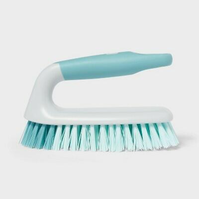 up&up Utility Iron Handle Scrub Brush Durable Cleaning Tool