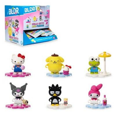 Sanrio Hello Kitty Minifigure 6 Pack Collectible Toy Figures