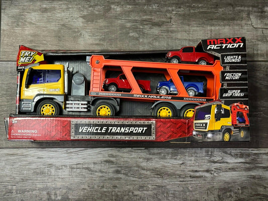 Maxx Action Sunny Days Maxx Vehicle Transport Lights & Sounds Toy