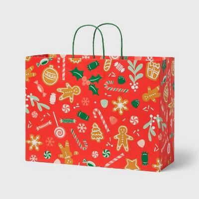 Spritz™ Christmas XL Gift Bag Sweets Red Gift Pouch Size XL