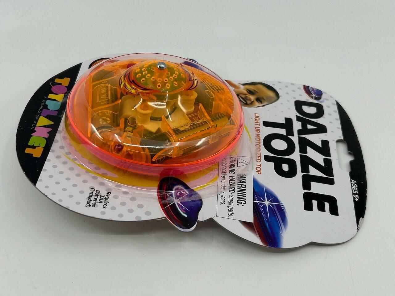 Toyplant Dazzle Light Up Motorized Toy Top Vintage Collectible