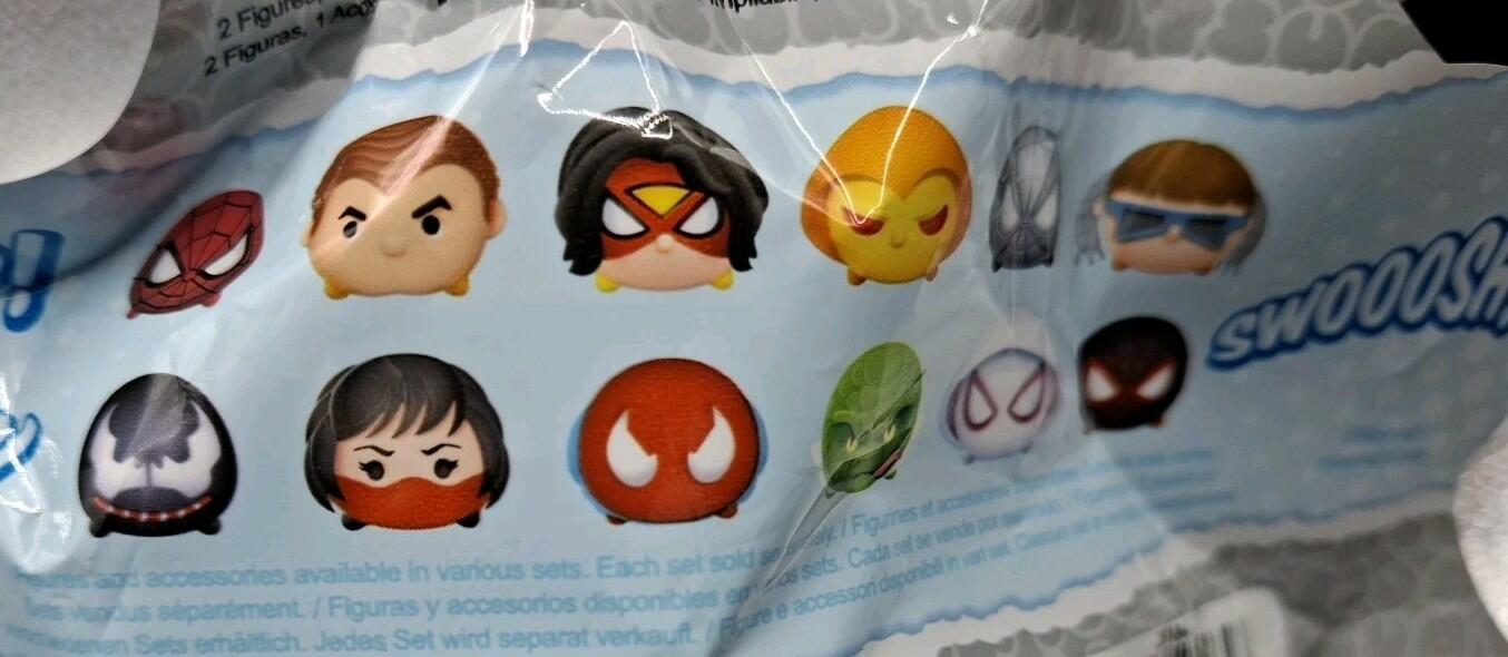 Jakks Marvel Tsum Tsum Webslingers Individual Random Figure Mystery Pack 2025