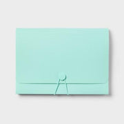 [Like New] Up&up 7 Pocket Expanding File Folder Letter Size Teal Polypropylene