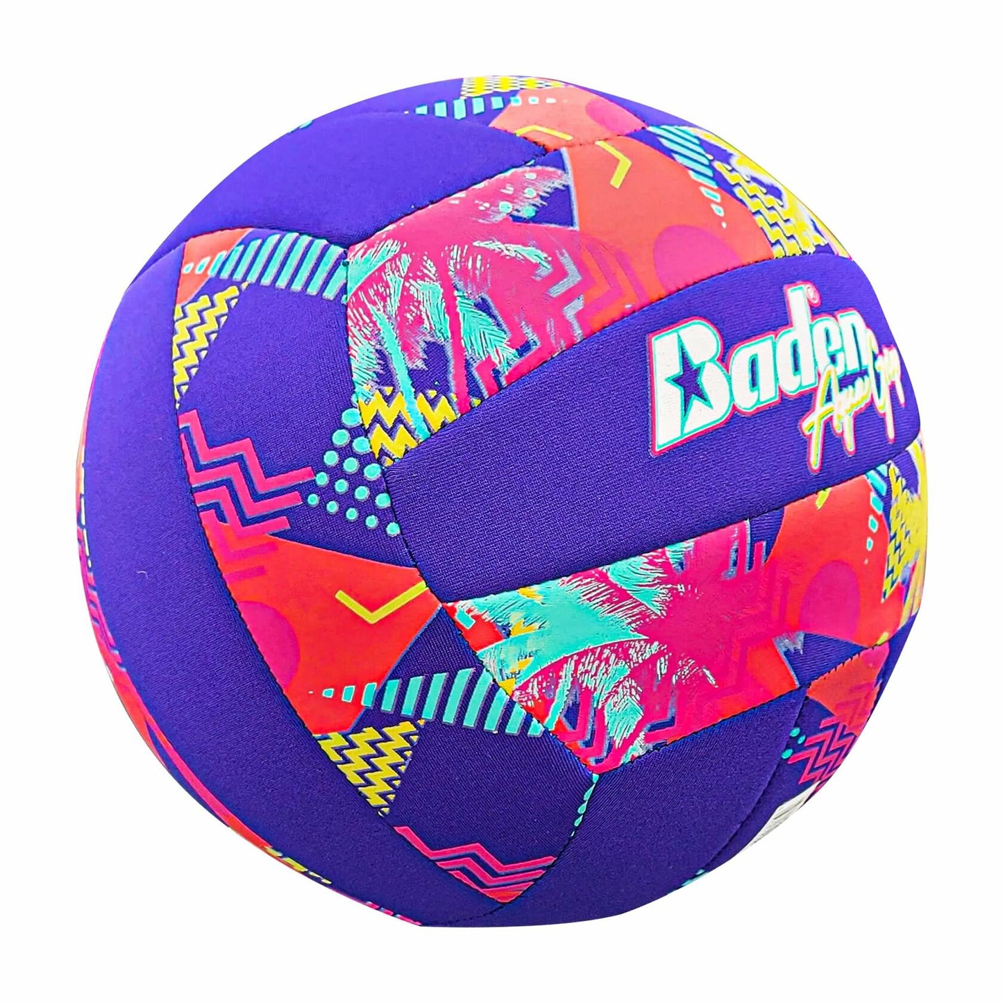 [Like_new] Baden Aquagrip Neoprene Pool Volleyball Size 5 Tropical Colors