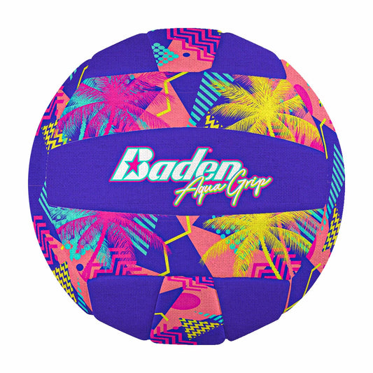 [Like_new] Baden Aquagrip Neoprene Pool Volleyball Size 5 Tropical Colors