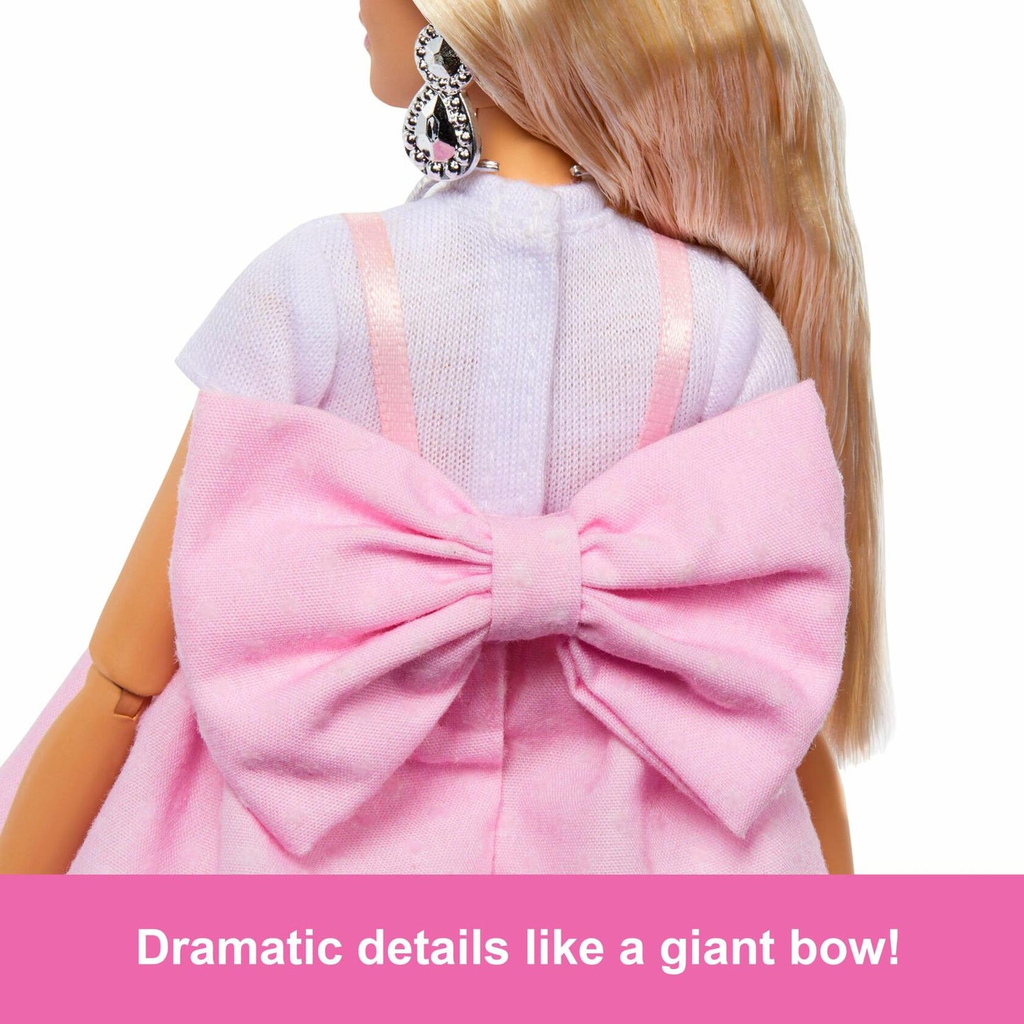 [Like New] Barbie Deluxe Style Doll #3 Blonde Hair Pink Pastel Dress Size 3
