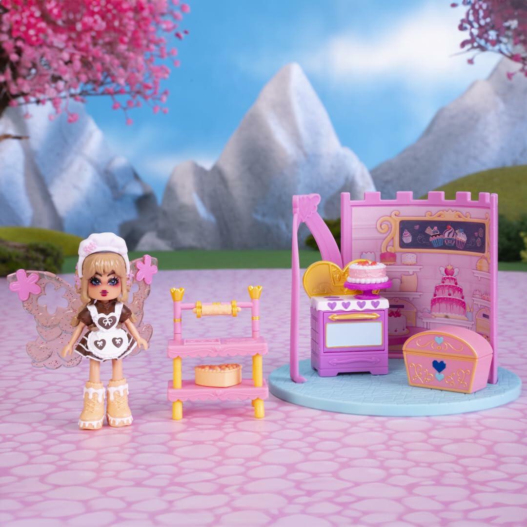 [Like New] Royale High Baking Class Playset 1 Doll 6 Accessories Virtual Item Code