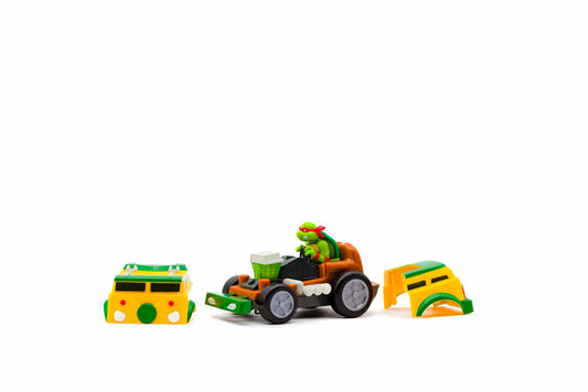 Teenage Mutant Ninja Turtles Raphael Shell Smashers Light-Up Rev-Up Vehicle