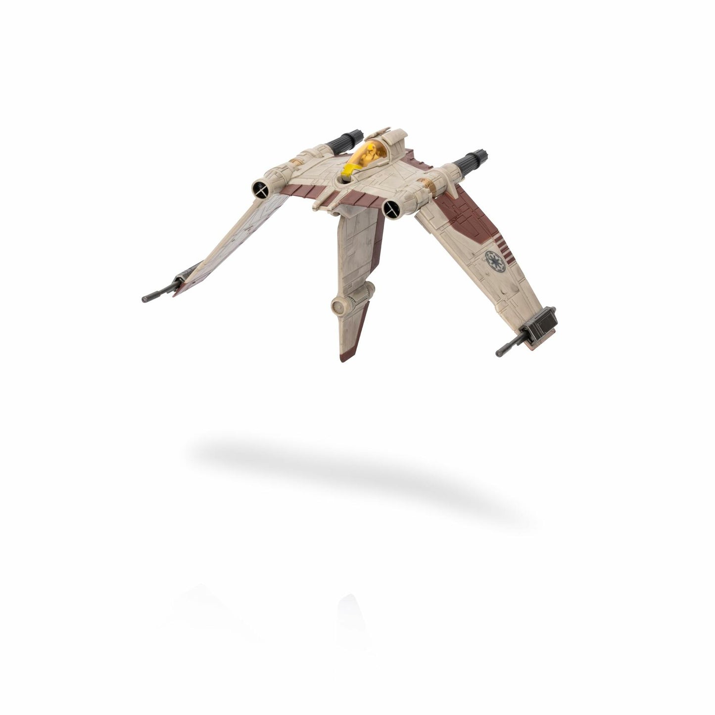 [Like_new] Jazwares Star Wars Micro Galaxy V-19 Torrent Starfighter 5" Vehicle with Figure