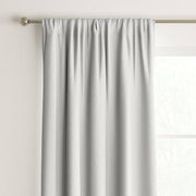 [Like New] Room Essentials 42x84in Heathered White Room Darkening Curtain Panel