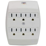[Like New] GE 6-Outlet Extender Wall Tap Grounded Tamper-Resistant White 3-Prong MPN55200