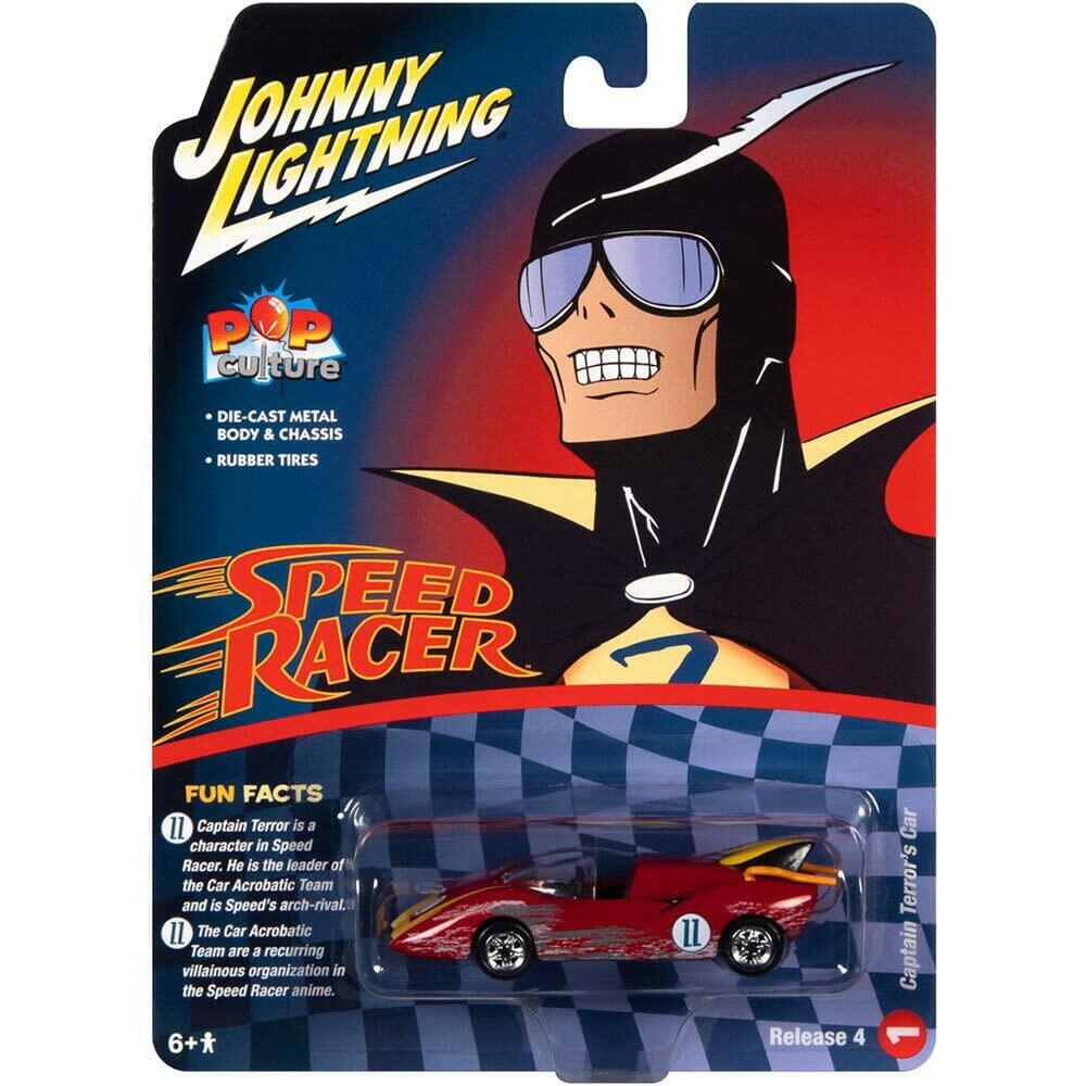 Johnny Lightning Captain Terror's Car #11 Red 1/64 Diecast Model