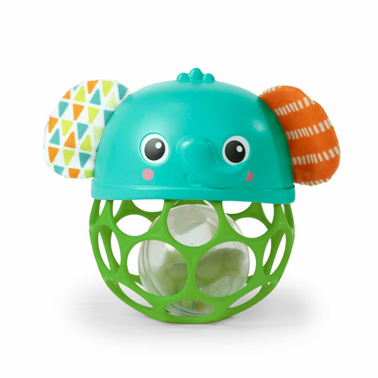 Bright Starts Giggle & Glow Musical Light-Up Elephant Rattle Easy-Grasp Newborn+