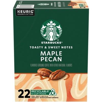 Starbucks Coffee K-Cup Pods Maple Pecan 22 Count