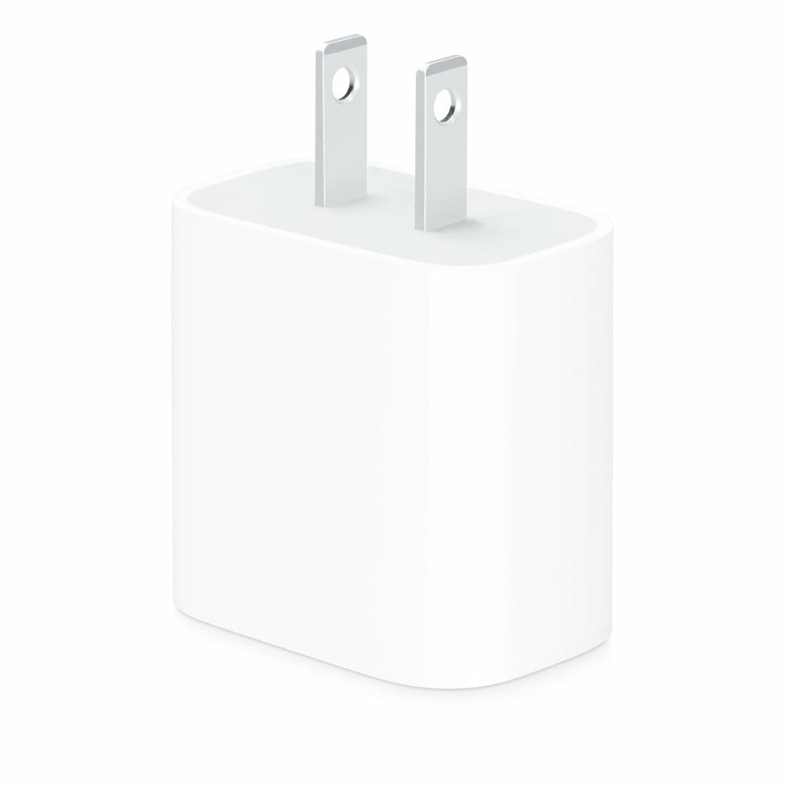 Apple 20W USB-C Power Adapter Fast Charging White Type C Wall Charger