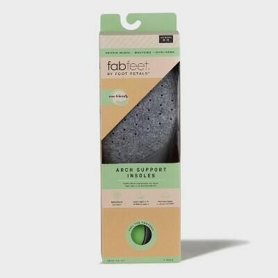 [Like_new] Fab Feet Women's Foot Petals Insoles Cushions Gray