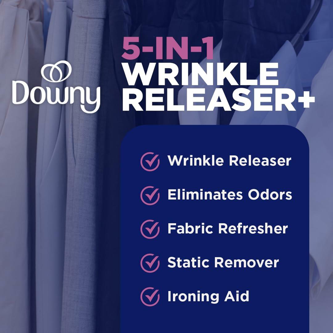 Downy Wrinkle Releaser Spray Light Fresh Scent Fabric Refresher 33.8oz