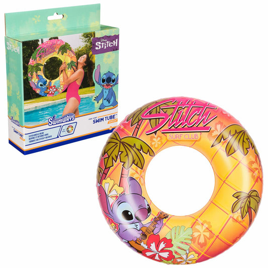 Swimways Stitch Swim Tube Pool Float Inflatable Disney Kids Pool Toy