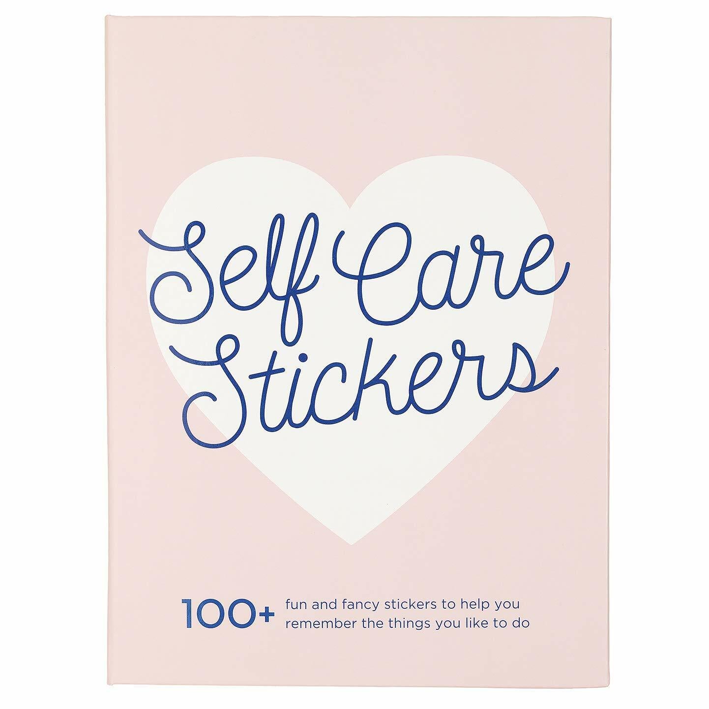 [Like_new] WORLD TRAVELER Self Care Sticker Book Folio Hardcover 5x7 Art Stickers