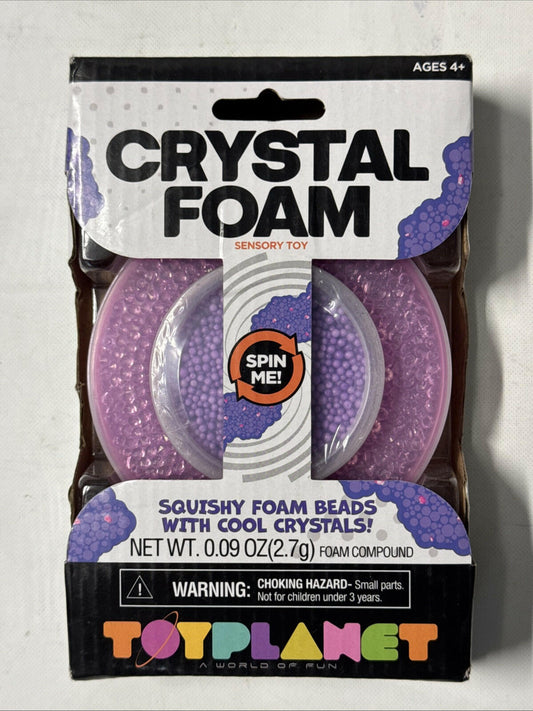 ToyPlanet Crystal Foam Sensory Toy Squishy Foam Beads With Cool Crystals