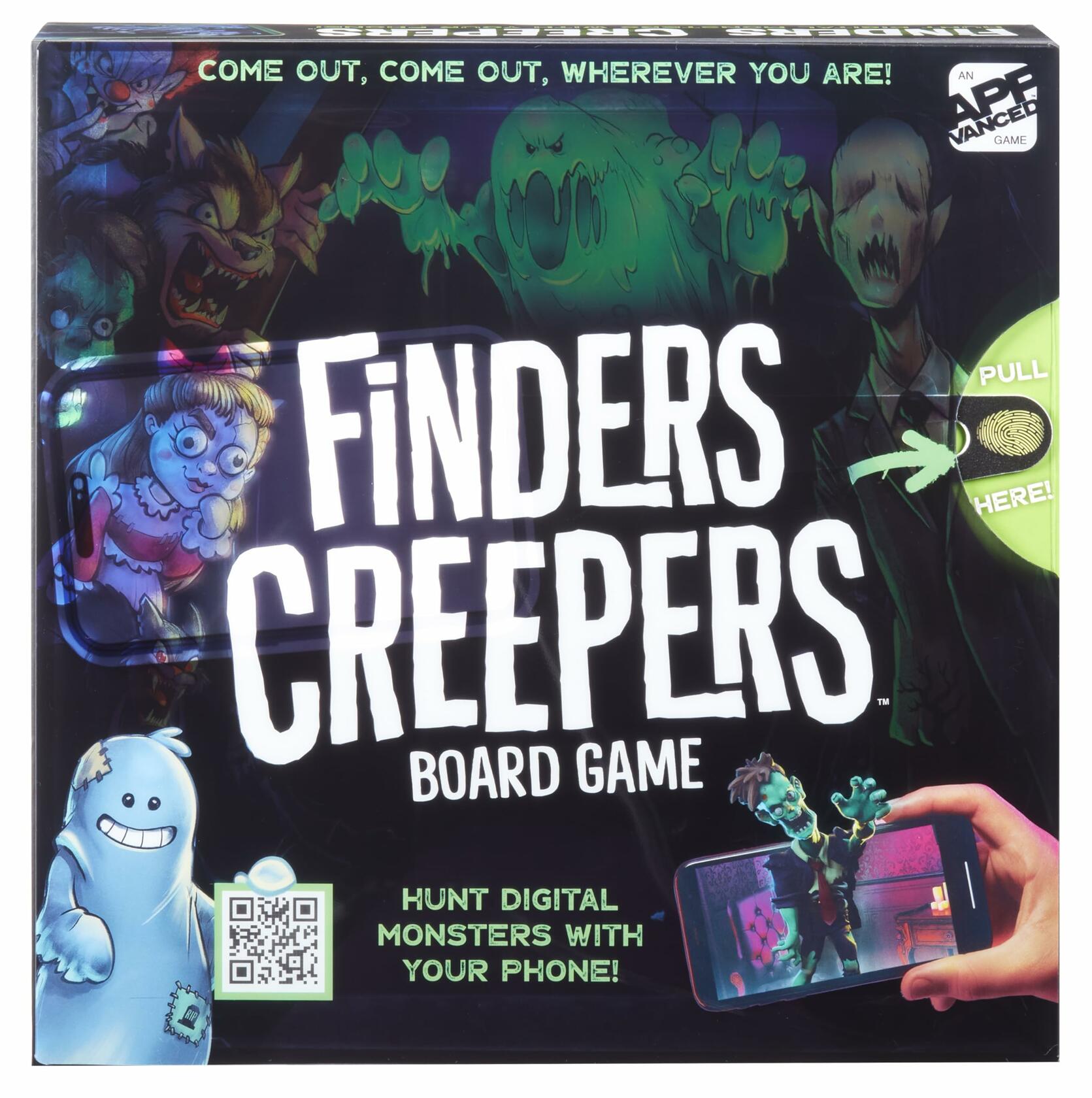 MGA Entertainment Finder Creeper Board Game Hunt Digital Monsters 2-4 Players 8+