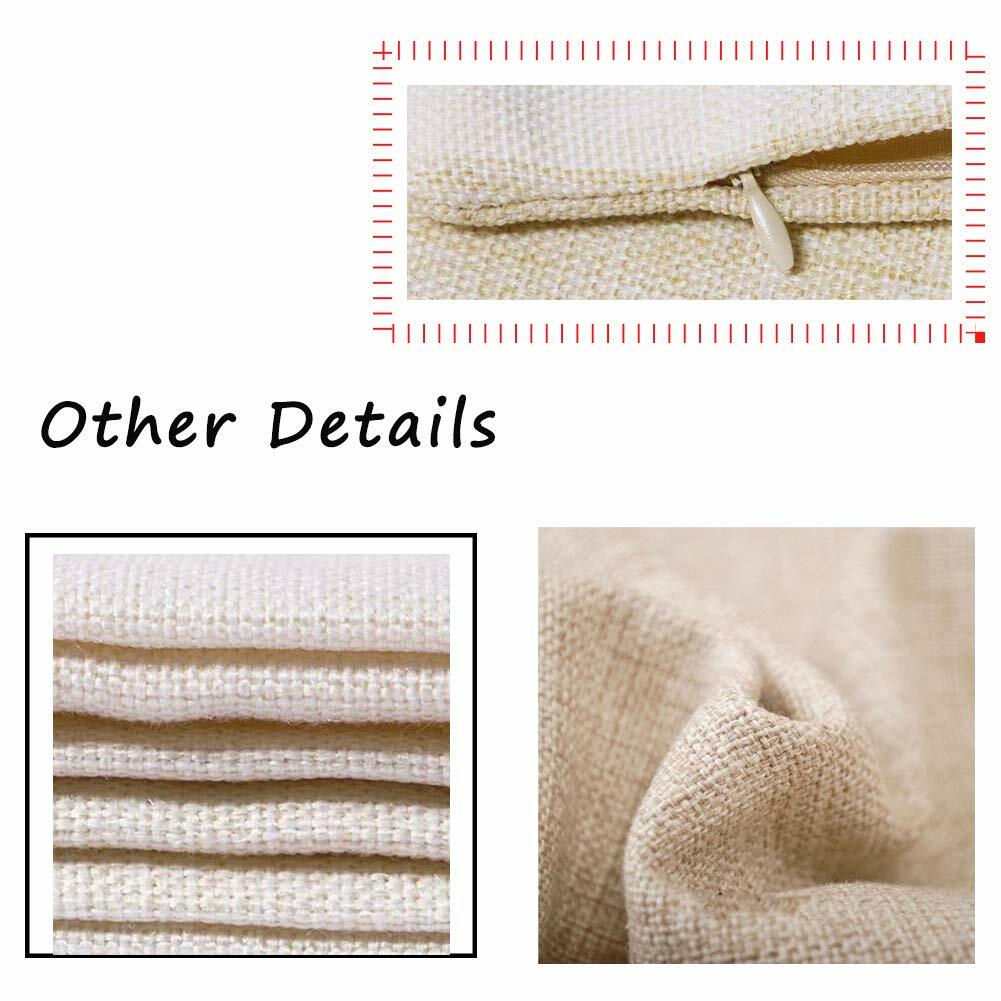 Tlovudori Vintage Halloween Pillow Cover Crow Pumpkin Cotton Linen 18x18