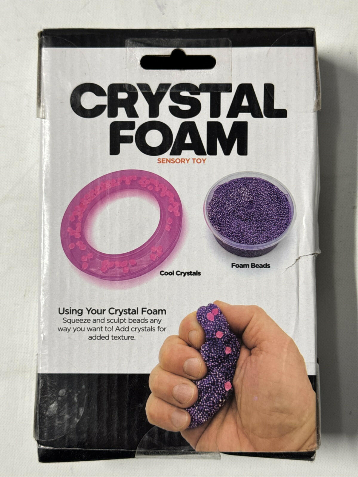 ToyPlanet Crystal Foam Sensory Toy Squishy Foam Beads With Cool Crystals