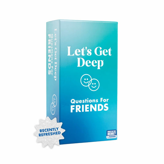 [Like New] WHAT DO YOU MEME? Let's Get Deep Friends Edition Card Game 400 Cards