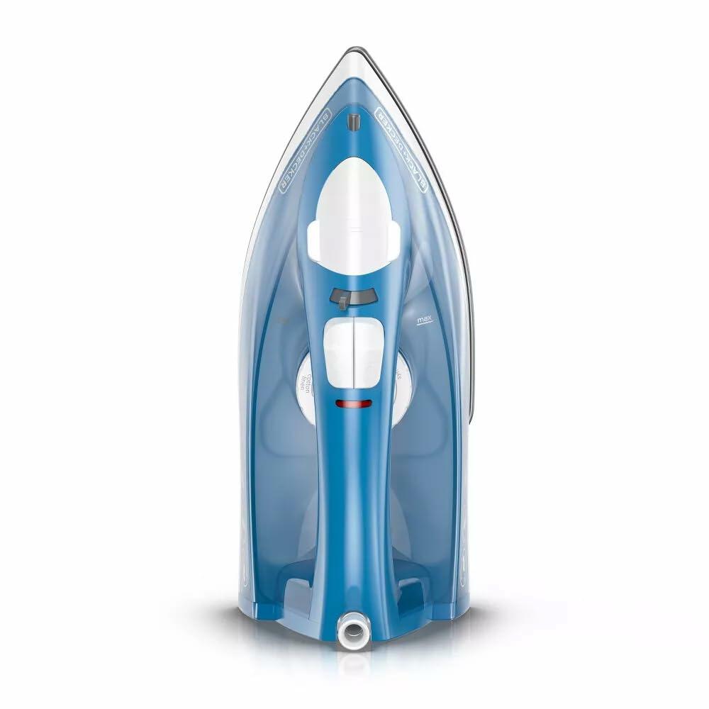 [Like New] BLACK+DECKER Steam Iron White 110V Compact Nonstick Soleplate 1200W