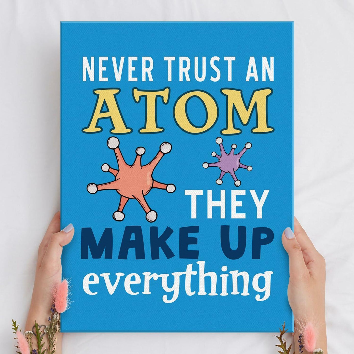 KAIRNE Science Classroom Signs Set of 6 12x16in Framed Chemistry Decor