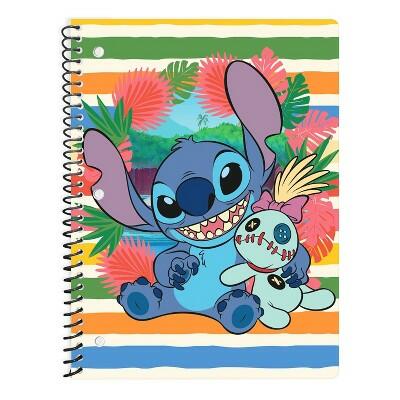[Like New] Disney Stitch Single Subject Notebook Multi-Color School Supplies