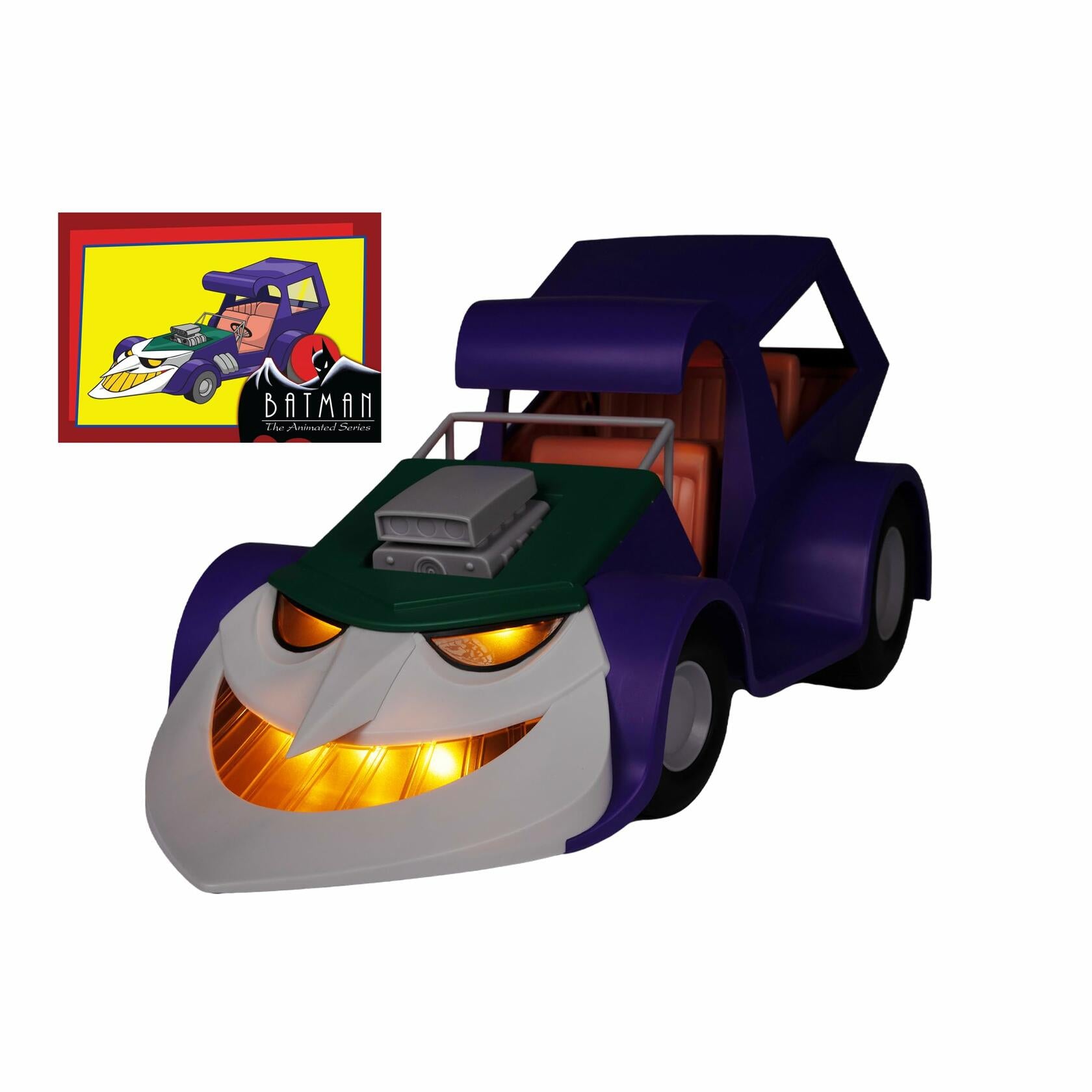 McFarlane Batman Animated Series Jokermobile Vehicle Toy