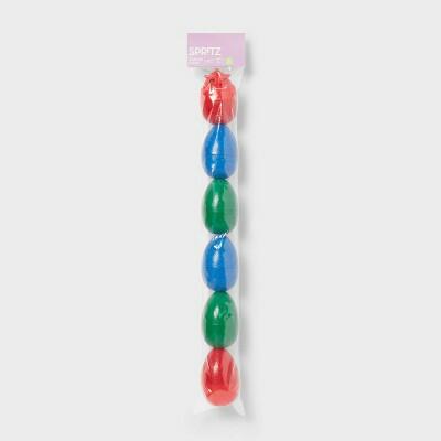 Spritz Dragon Figural Plastic Fillable Easter Eggs 6pc Multicolor