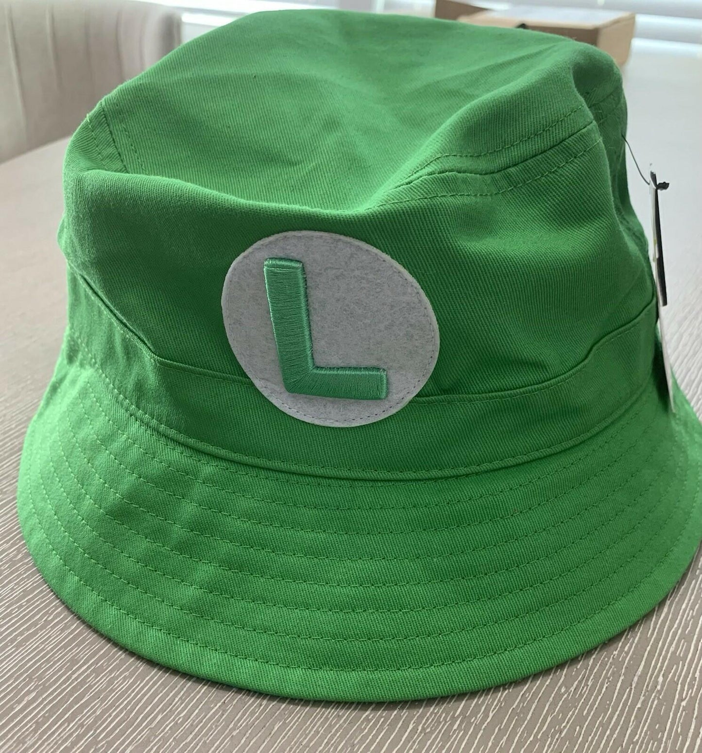 Mario Culturefly Super Mario Luigi Green Bucket Hat One Size
