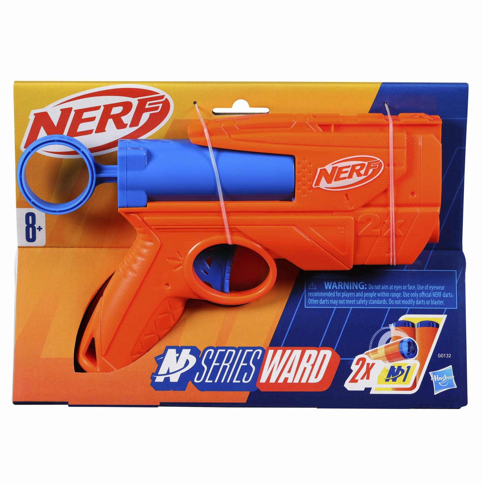 Nerf N Series Ward Blaster with 2 N1 Darts Kids Outdoor Game Ages 8+