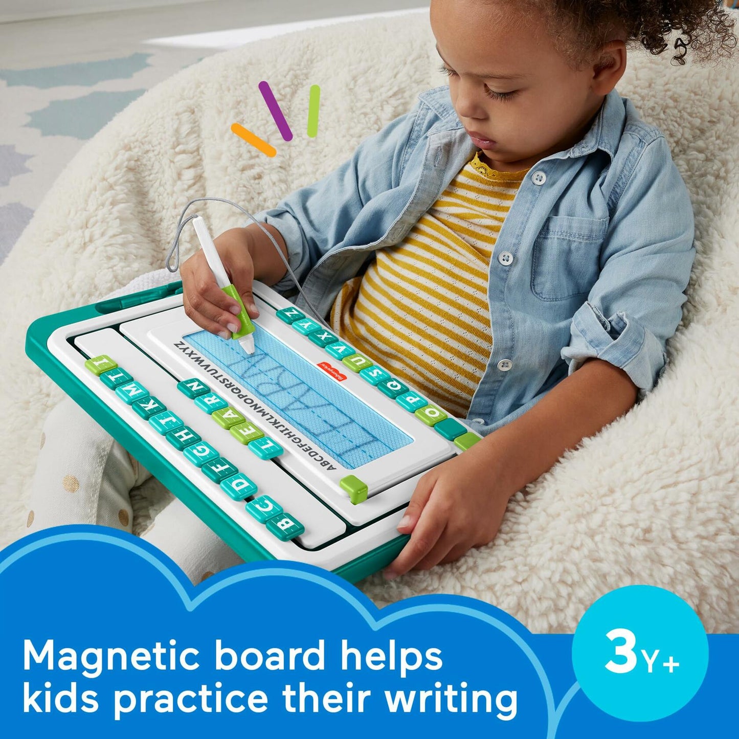 [Like New] Fisher-Price Alpha Slide Writer Magnetic Drawing Tablet Multicolor Kids 3+