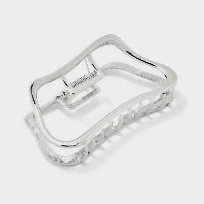 Universal Thread™ Wavy Metal Claw Hair Clip Silver
