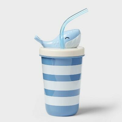 Sun Squad 17 fl oz Tumbler with Figural Whale Lid Blue