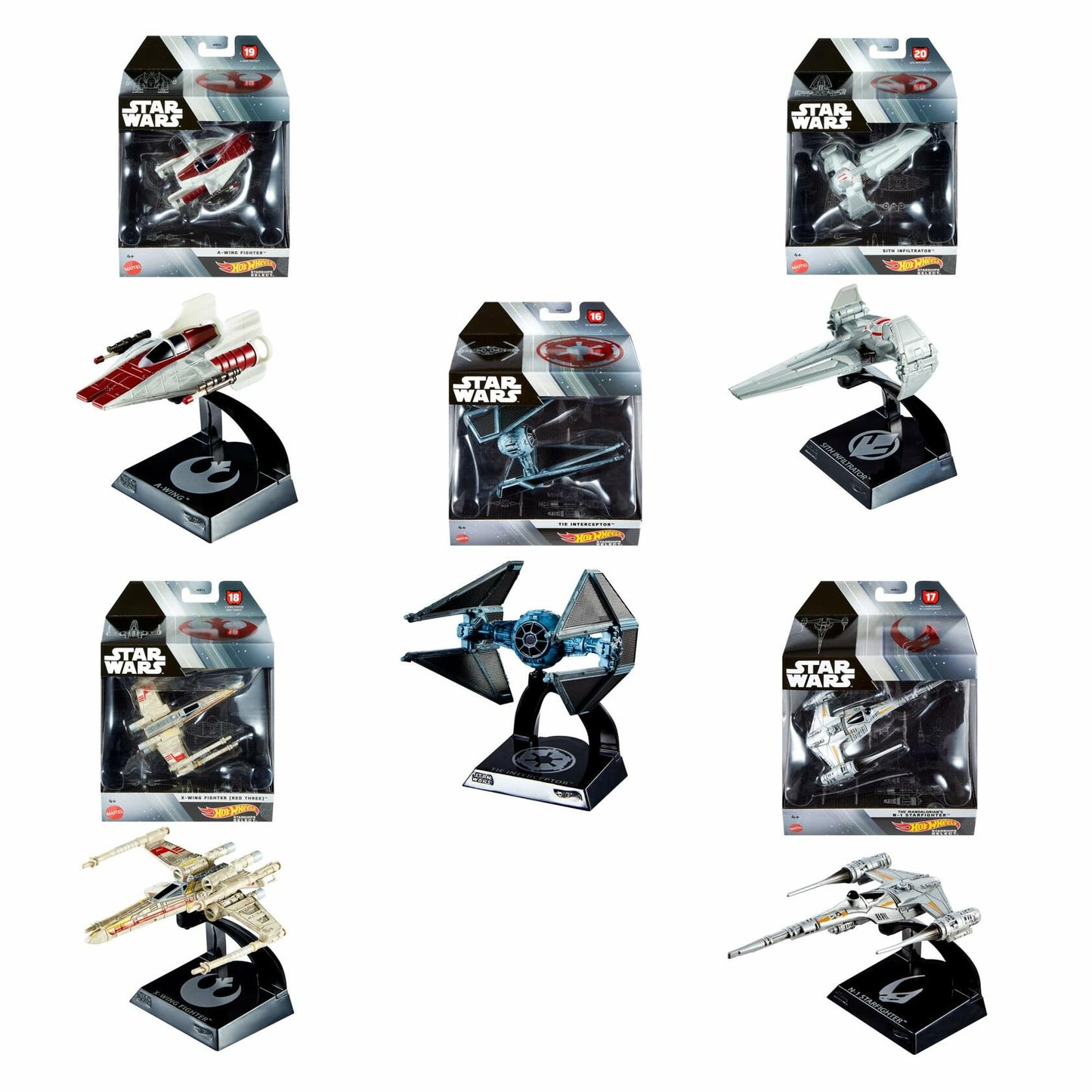 Hot Wheels Naboo N1 Starfighter Collectible Vehicle Die-Cast 0.63lb