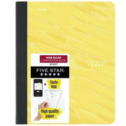 Five Star Active Comp Book Wide Ruled Yellow 80ct