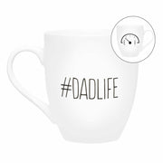 Pearhead #Dadlife Ceramic Mug 16oz Father's Day Gift Novelty Kitchen