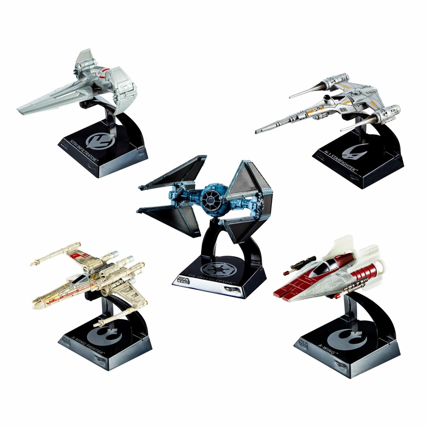 Hot Wheels Naboo N1 Starfighter Collectible Vehicle Die-Cast 0.63lb