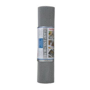Con-Tact Grip Premium Non-Adhesive Shelf Liner Thick Grip Alloy Gray 18x8