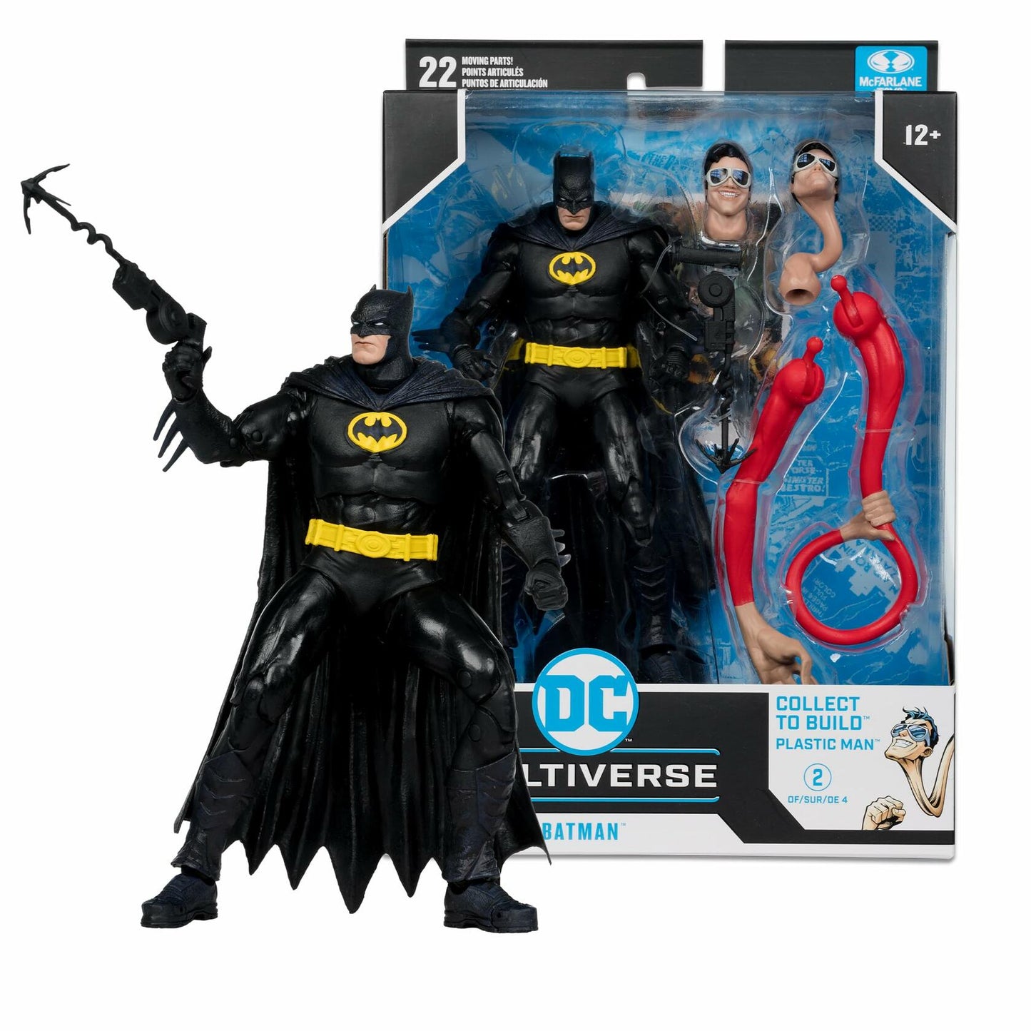 McFarlane Toys DC Multiverse Batman JLA 7in Build-A Figure Multicolor