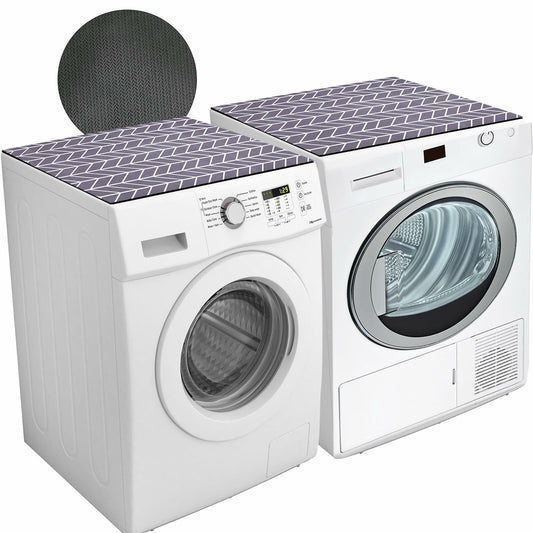 2PCS Washer Dryer Top Covers Non-slip Dust-proof 25.6x23.6''
