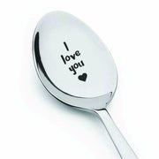 Boston Creative Co. Owl Always Love You Engraved Coffee Spoon Silver