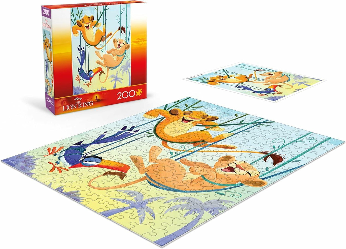 [Like New] Ceaco Disney The Lion King Best Friends 200 Piece Multicolor Puzzle