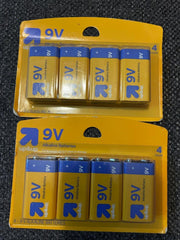 Up&up 9V Alkaline Batteries Household Single-Use 4 Pack