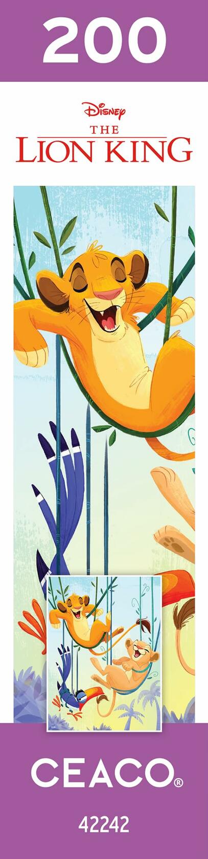 [Like New] Ceaco Disney The Lion King Best Friends 200 Piece Multicolor Puzzle