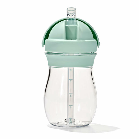 OXO Tot Transitions Straw Cup 9oz Opal Spill-Proof Toddler Cup